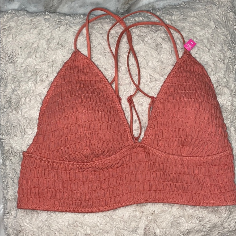 Coral Victoria secret bralette top